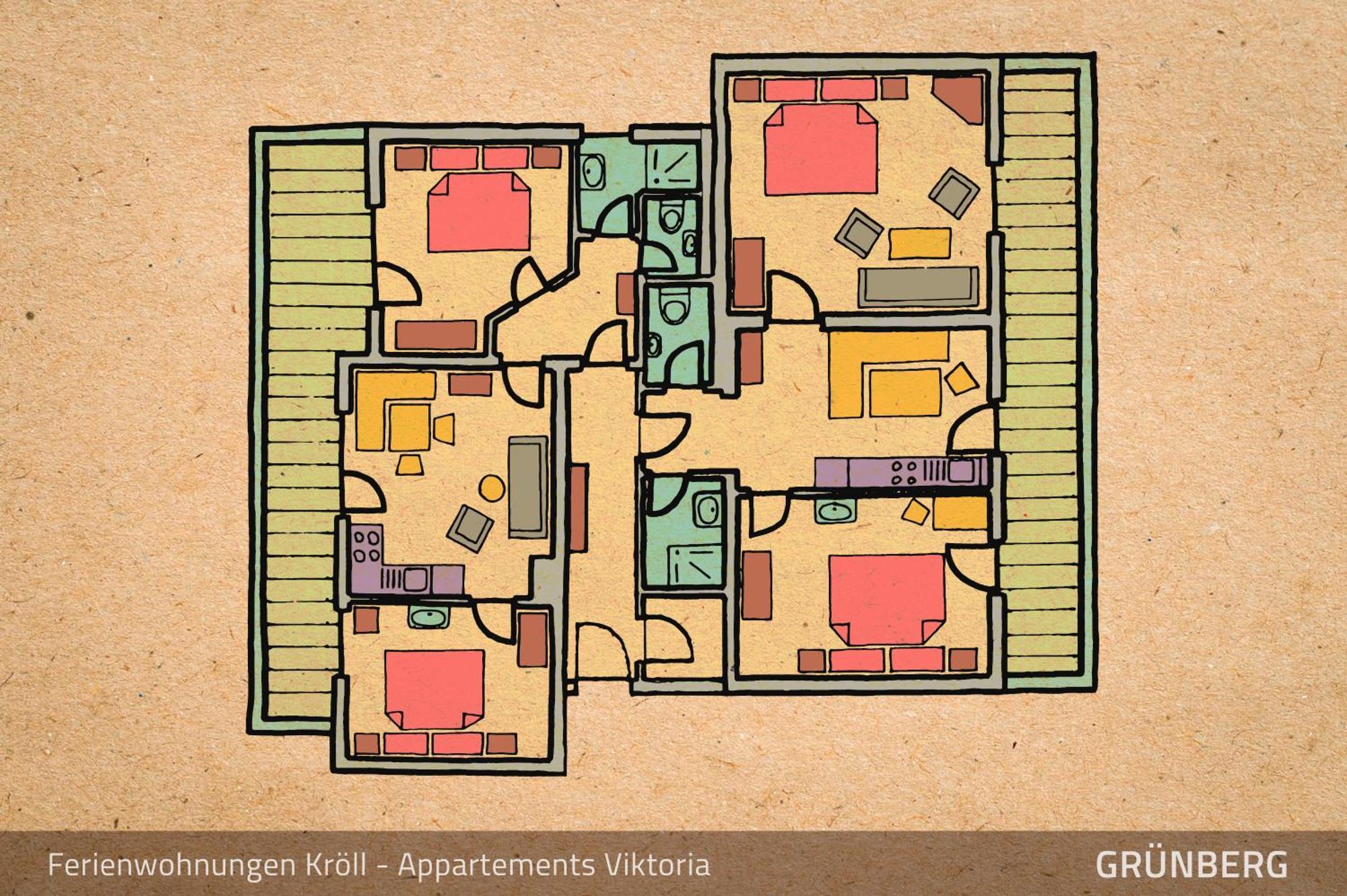Ferienwohnungen Kroll - Appartements Viktoria Und Landhaus Maria Mayrhofen Rom bilde